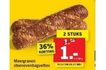 meergranen steenovenbaguettes