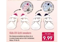 uv licht sneakers