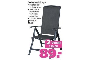 tuinstoel gaga