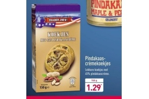 pindakaas cremekoekjes