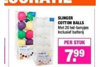 slinger cotton ballss