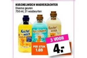 kuschelweich wasverzachter nu 3 voor eur4 00