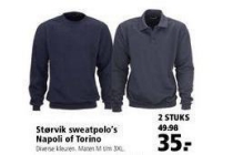 storvik sweatpolo s napoli of torino