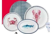 serviesserie melamine north sea blues