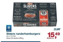 sliders runderhamburgers