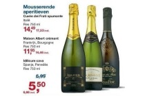 mousserende aperitieven