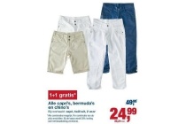 alle capri s bermuda s en chino s