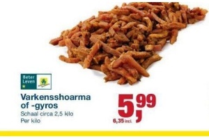 varkensshoarma of gyros