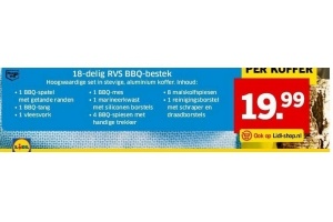 18 delig rvs bbq besek