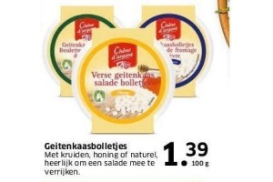 chene d argent geitenkaasbolletjes