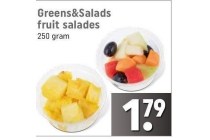 greens en salads fruit salades