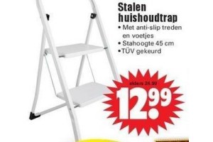 stalen huishoudtrap nu eur12 99 per stuk