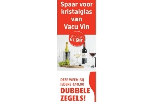 spaar voor kristalglas