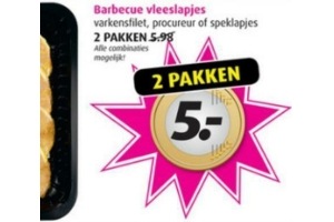 barbecue vleeslapjes
