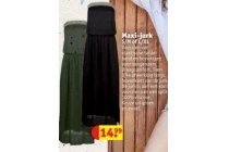 maxi jurk