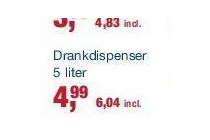 drankdispenser 5 liter