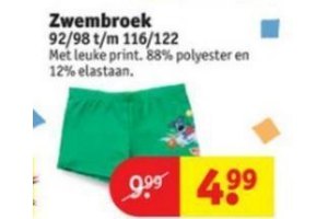 kruidvat zwembroek