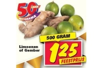 limoenen of gember