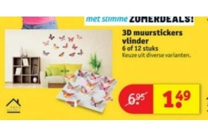 3d muurstikers