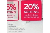 3 delige set kamer mirko