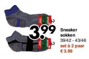 sneaker sokken