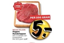 weide velden magere runderlappen