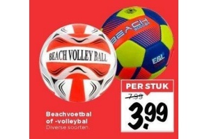 beachvoetbal of beachvolleybal