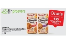 verkade knapperige granola koekjes