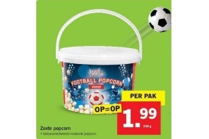 zoete popcorn