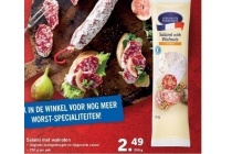 salami met walnoten nu eur2 49 per stuk