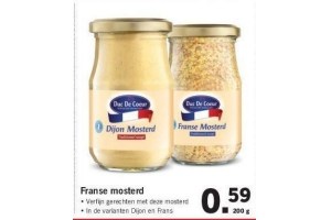 duc de coeur franse mosterd nu eur0 59 per pot