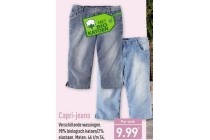 capri jeans