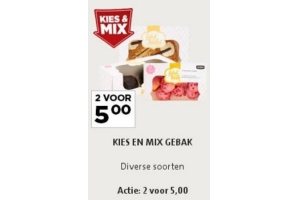 kies en mix gebak