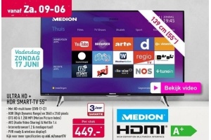 ultra hd hdr smart tv 55