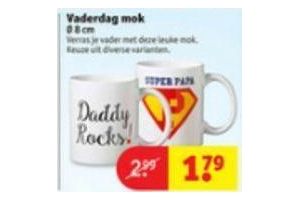 vaderdag mok