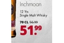 inchmoan 12 yrs single malt whiskey