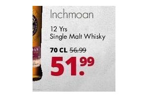 inchmoan 12 yrs single malt whiskey