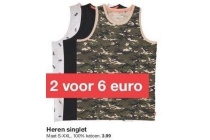 heren singlet