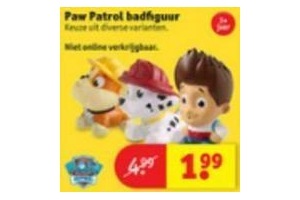 paw patrol badfiguur