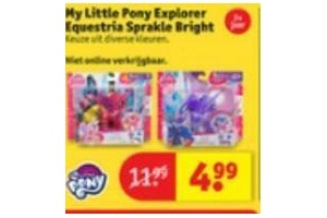 my little pony explorer equestria sprakle bright