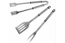 rvs 4 delige barbecue set