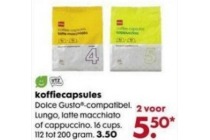 diverse koffiecapsules