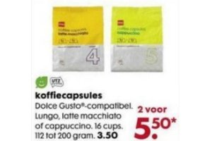 diverse koffiecapsules