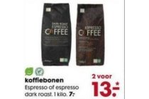 diverse koffiebonen