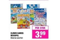 clown games reisspel