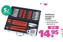 barbecue bestek in koffer