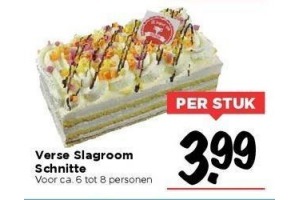 verse slagroom schnitte