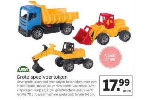 grote speelvoertuigen