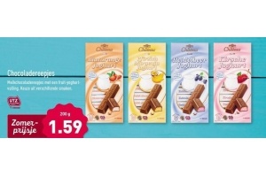 chocoladereepjes nu eur1 59 per stuk