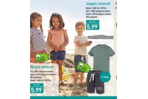 jongens of meisjes zomerset nu eur5 99 per set